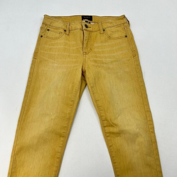 Celebrity Pink Women’s Ankle Skinny Jeans Mid Rise Yellow Size 7/28 - Picture 2 of 9